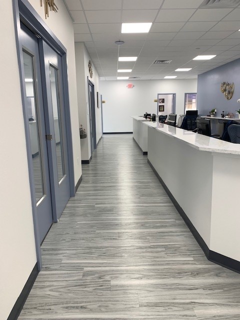 doctor office counter