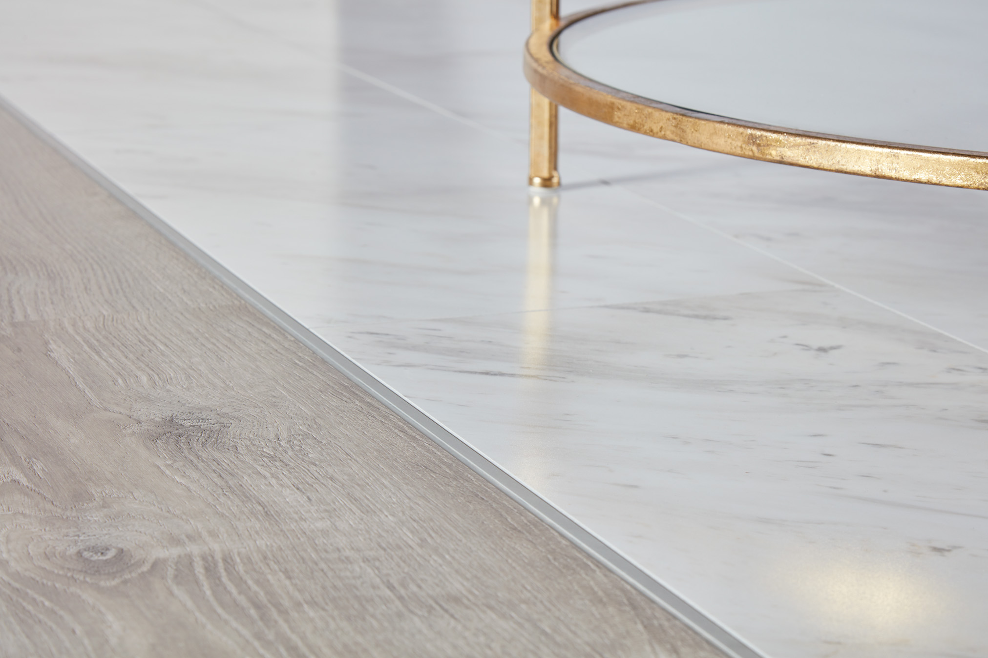 wood and marble floor